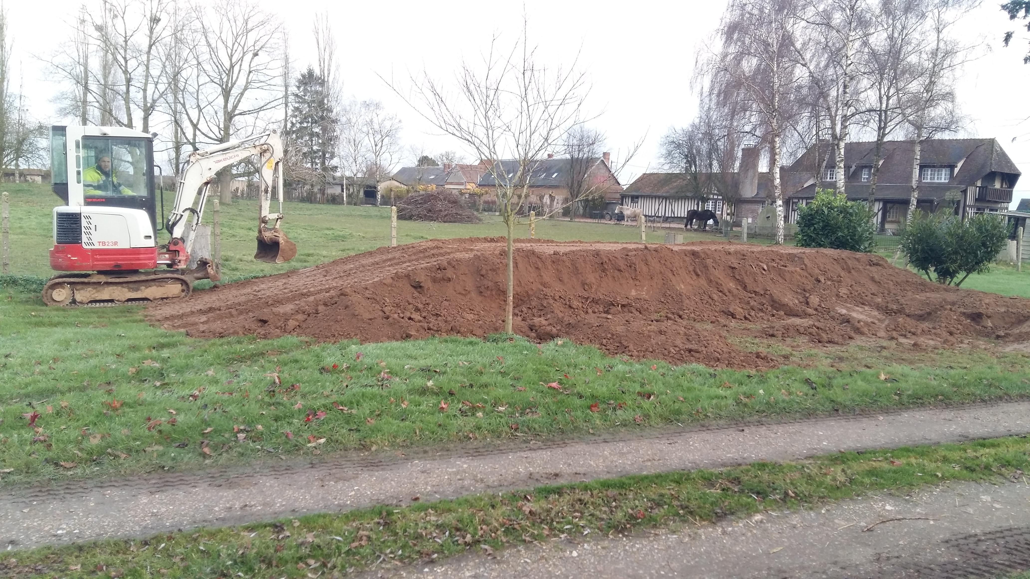 Aménagement d'un obstacle de cross